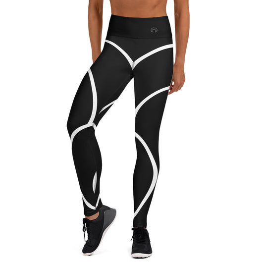 Lunar Essentials -Black and White Yoga Leggings