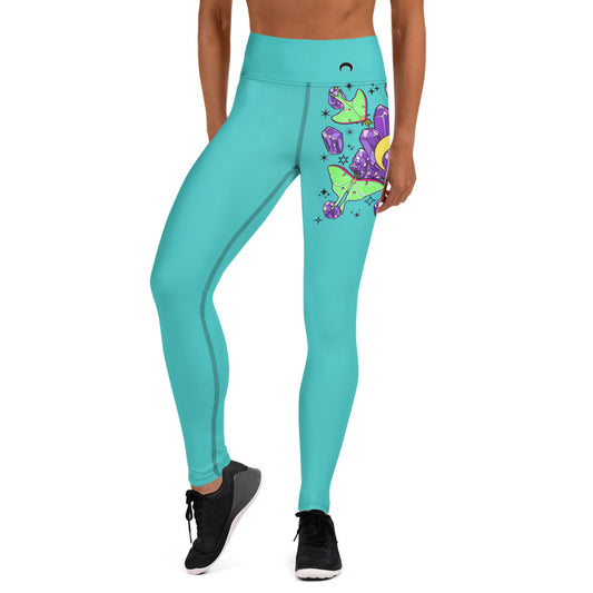 Luna Moth Yoga Leggings