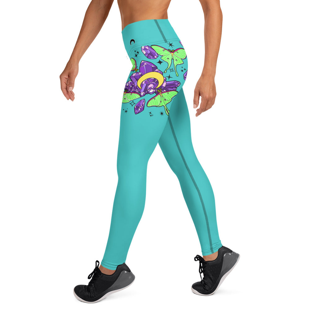 Luna Moth Yoga Leggings