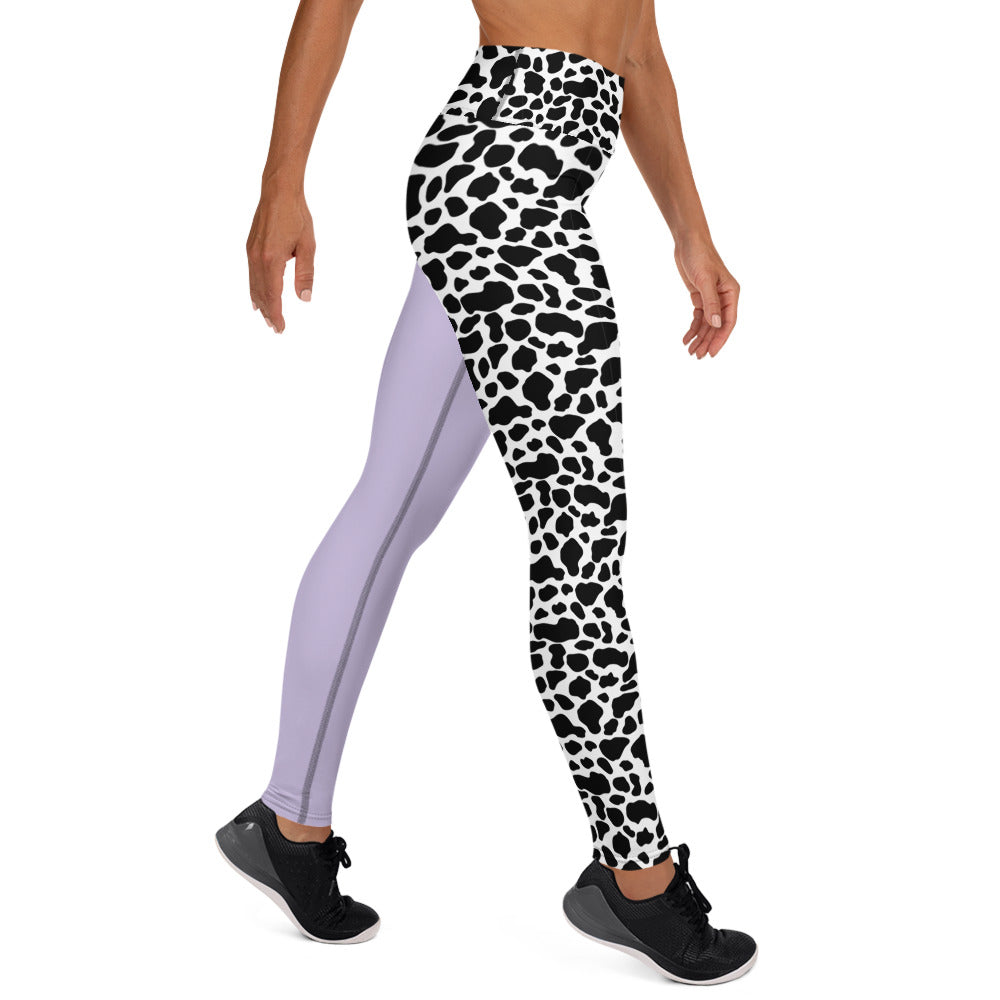 Taro Milk Tea Babe Yoga Leggings