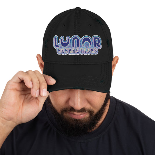 Lunar Essentials - Lunar Refractions Moho Shojo Logo Distressed Dad Hat