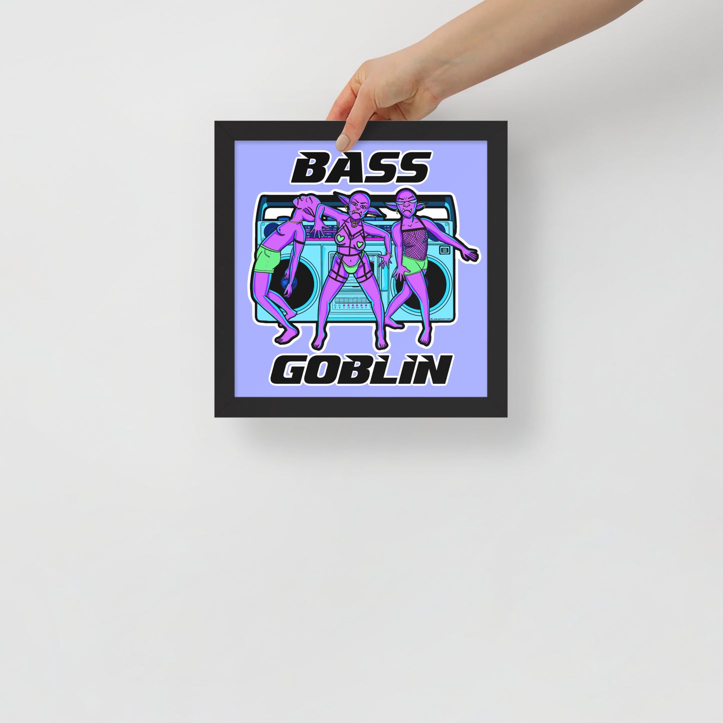 Bass Goblin Framed poster