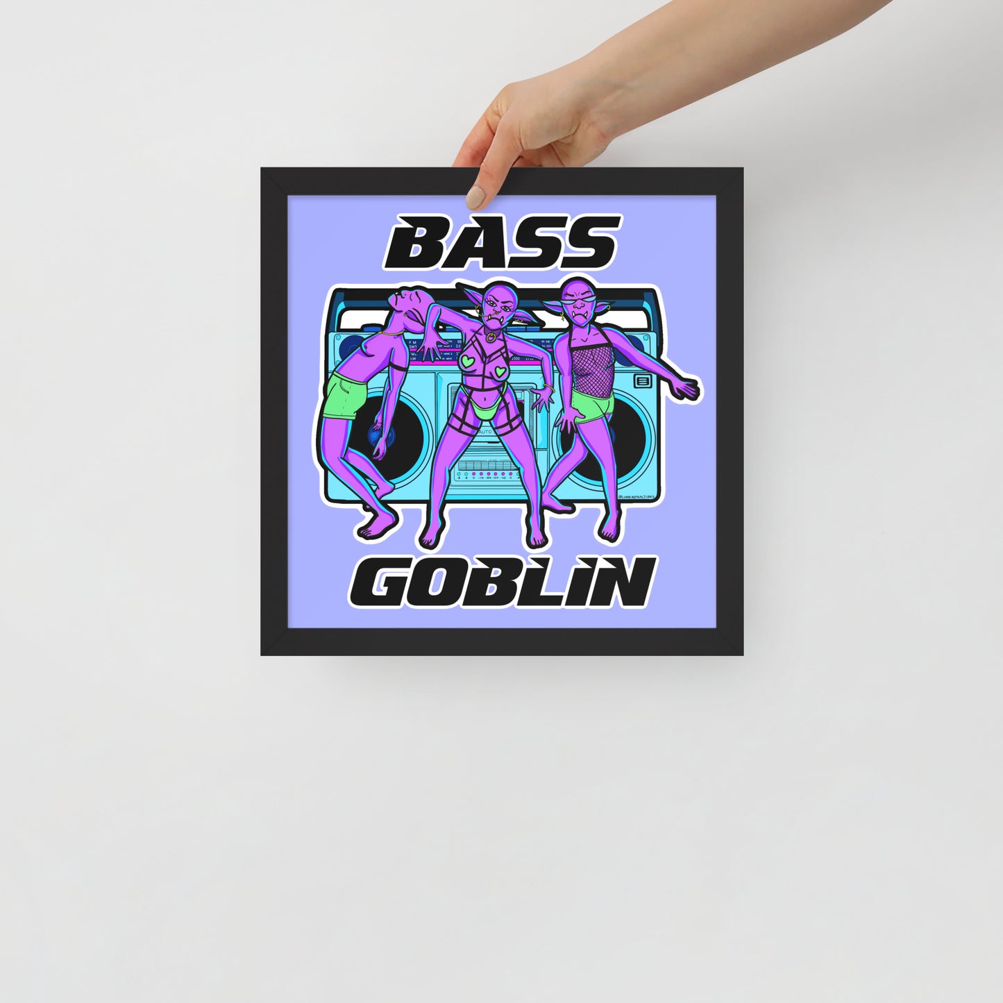 Bass Goblin Framed poster