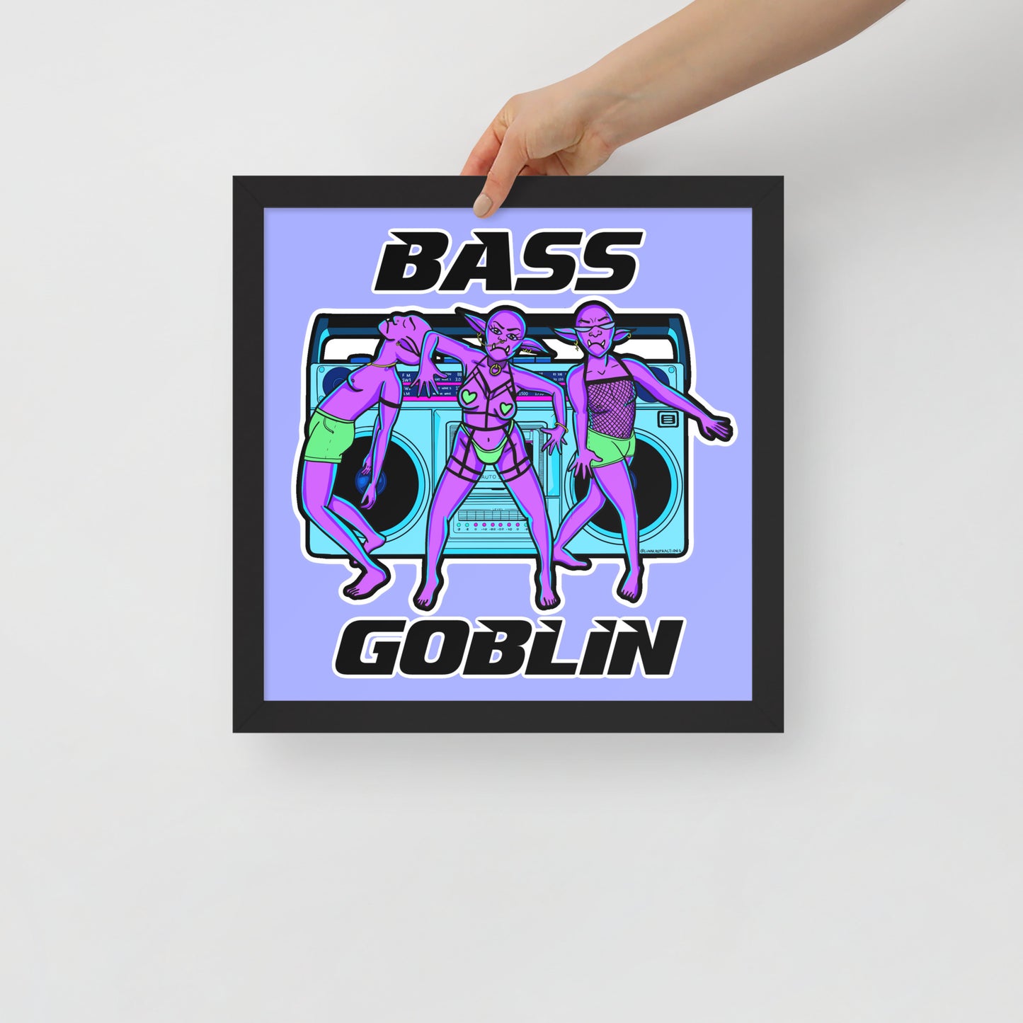 Bass Goblin Framed poster