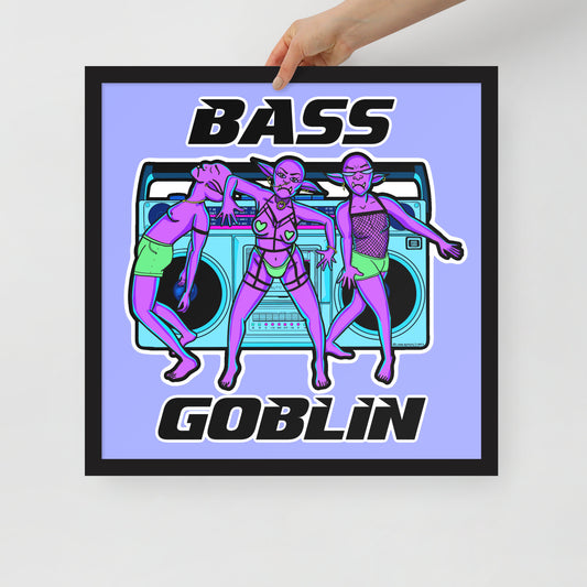Bass Goblin Framed poster