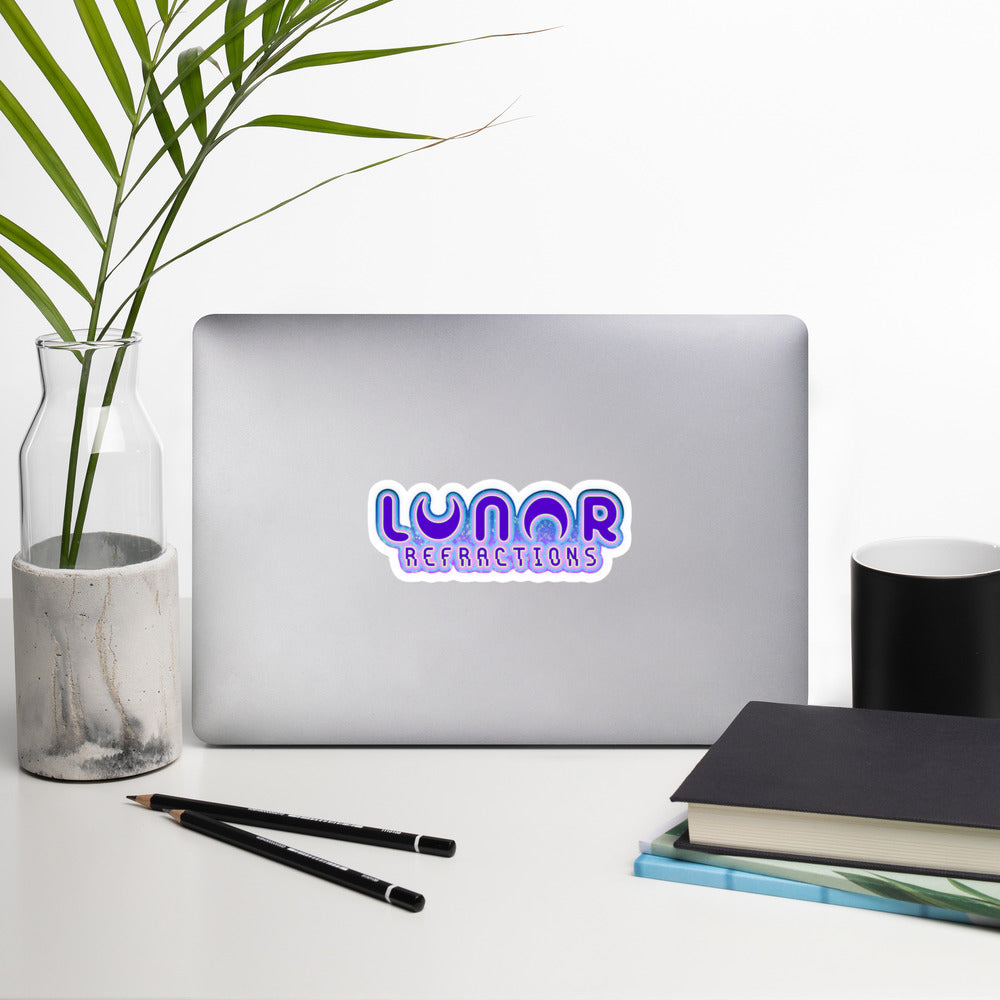 Lunar Refractions Logo - Moho Shojo Bubble-free stickers