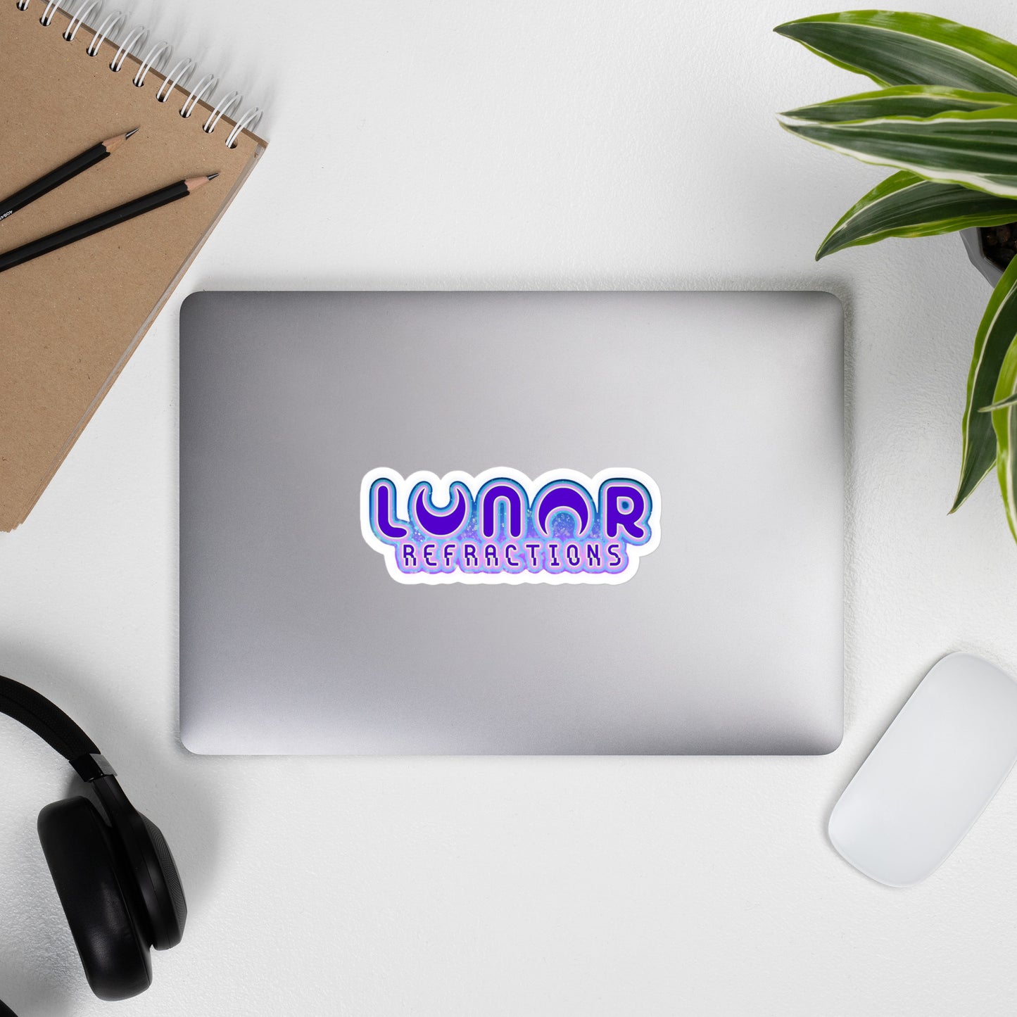 Lunar Refractions Logo - Moho Shojo Bubble-free stickers