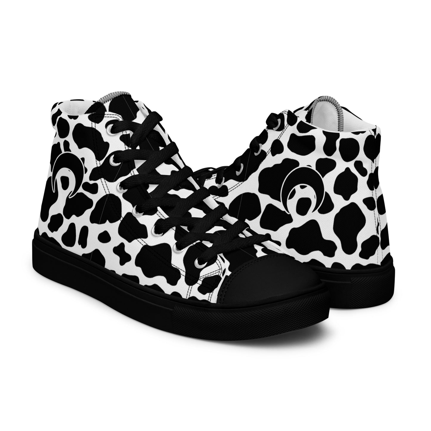 Got Milk? high top canvas shoes (Men’s Sizing)