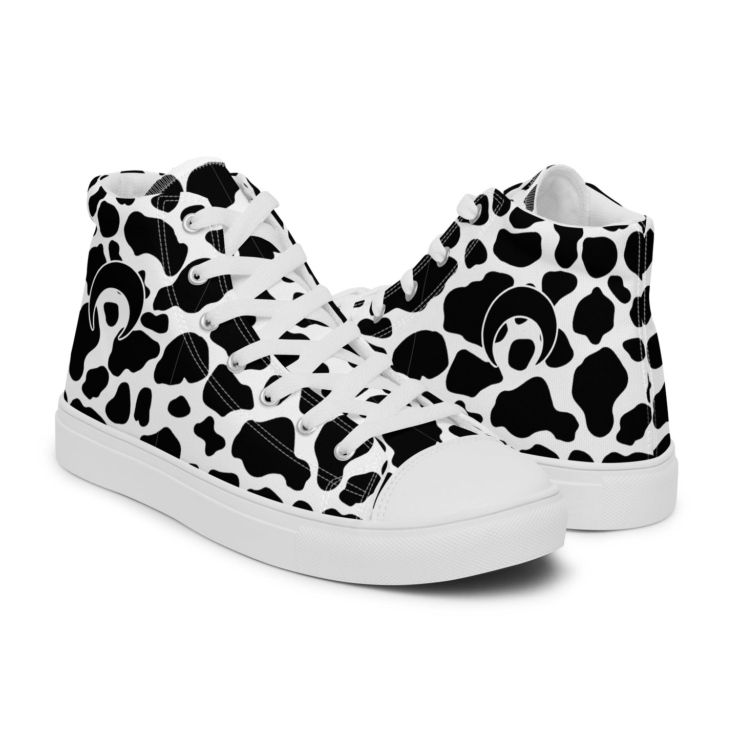 Got Milk? high top canvas shoes (Men’s Sizing)