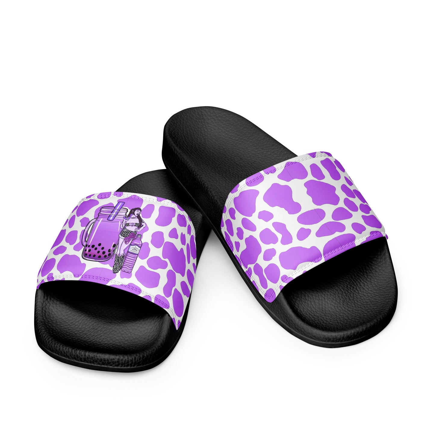 Taro Milk Tea Babe Slides (Men's Sizing)