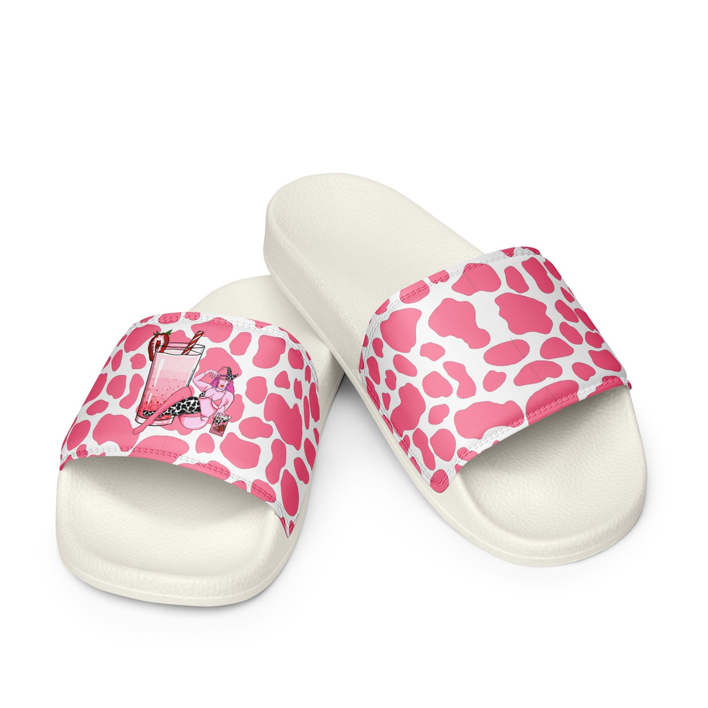 Strawberry Milk Babe Slides (Men's Sizing)