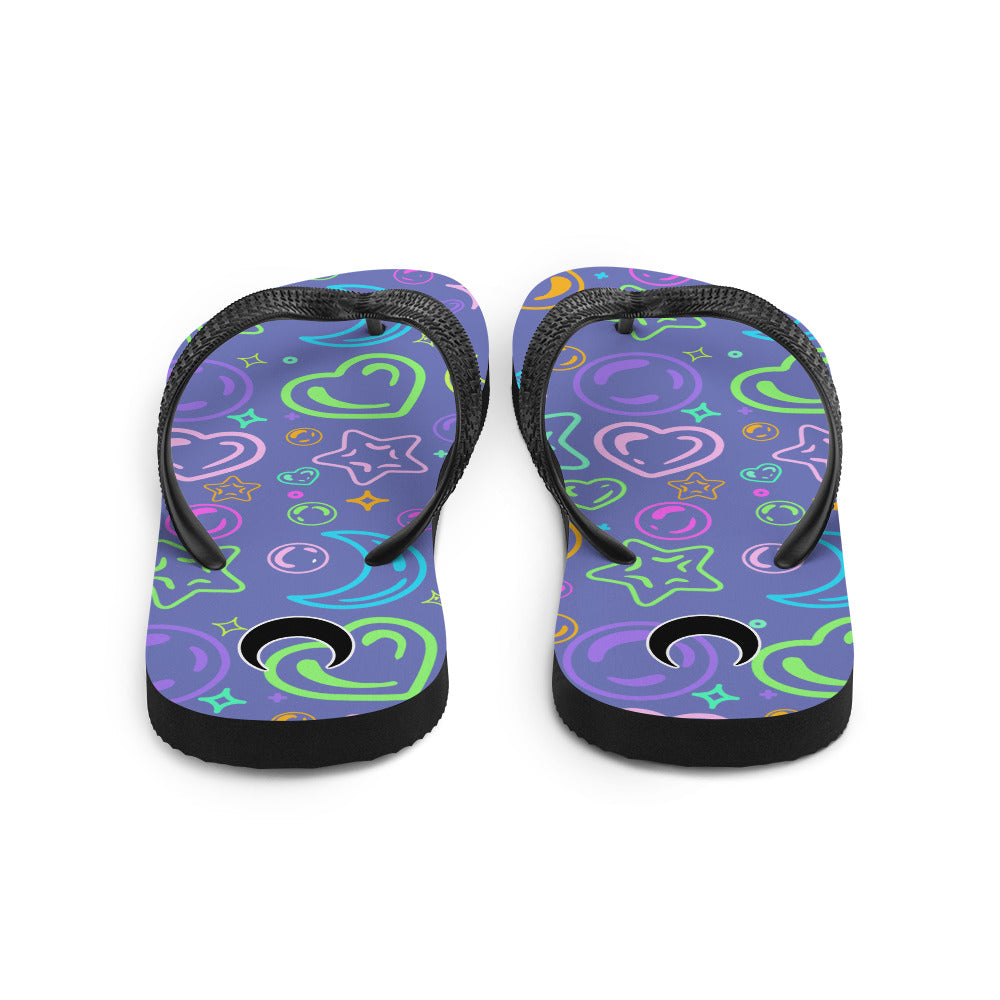 Sour Grape Bubbles Flip-Flops