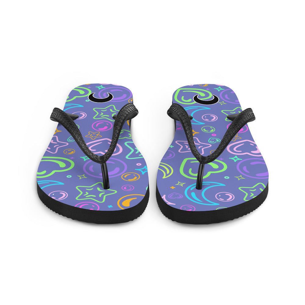 Sour Grape Bubbles Flip-Flops