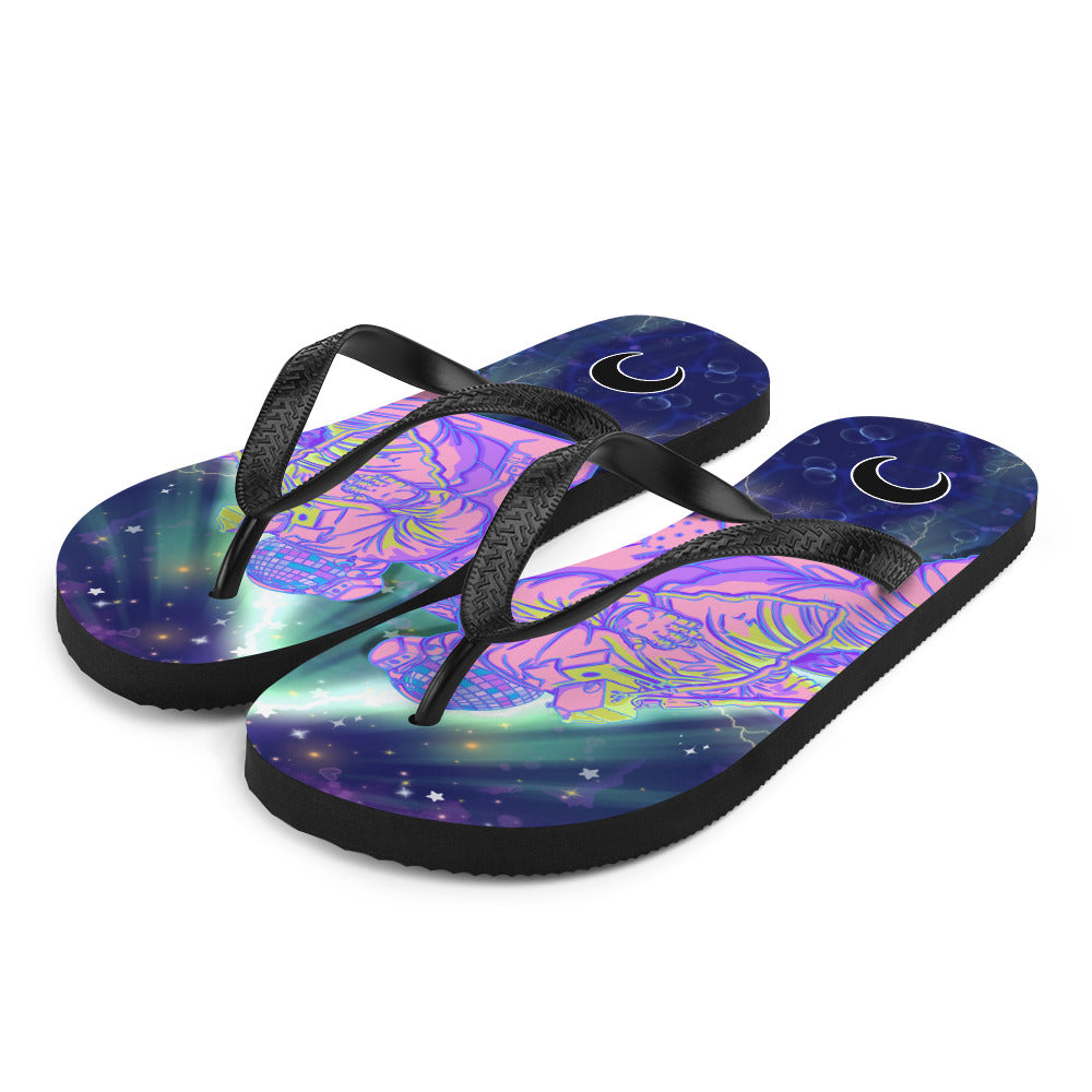 Disconaut/Space Cadet Flip-Flops