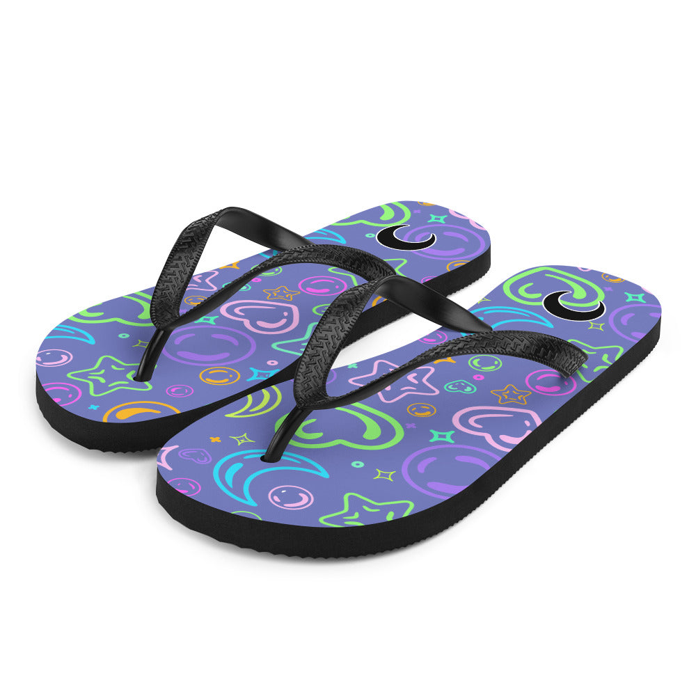 Sour Grape Bubbles Flip-Flops