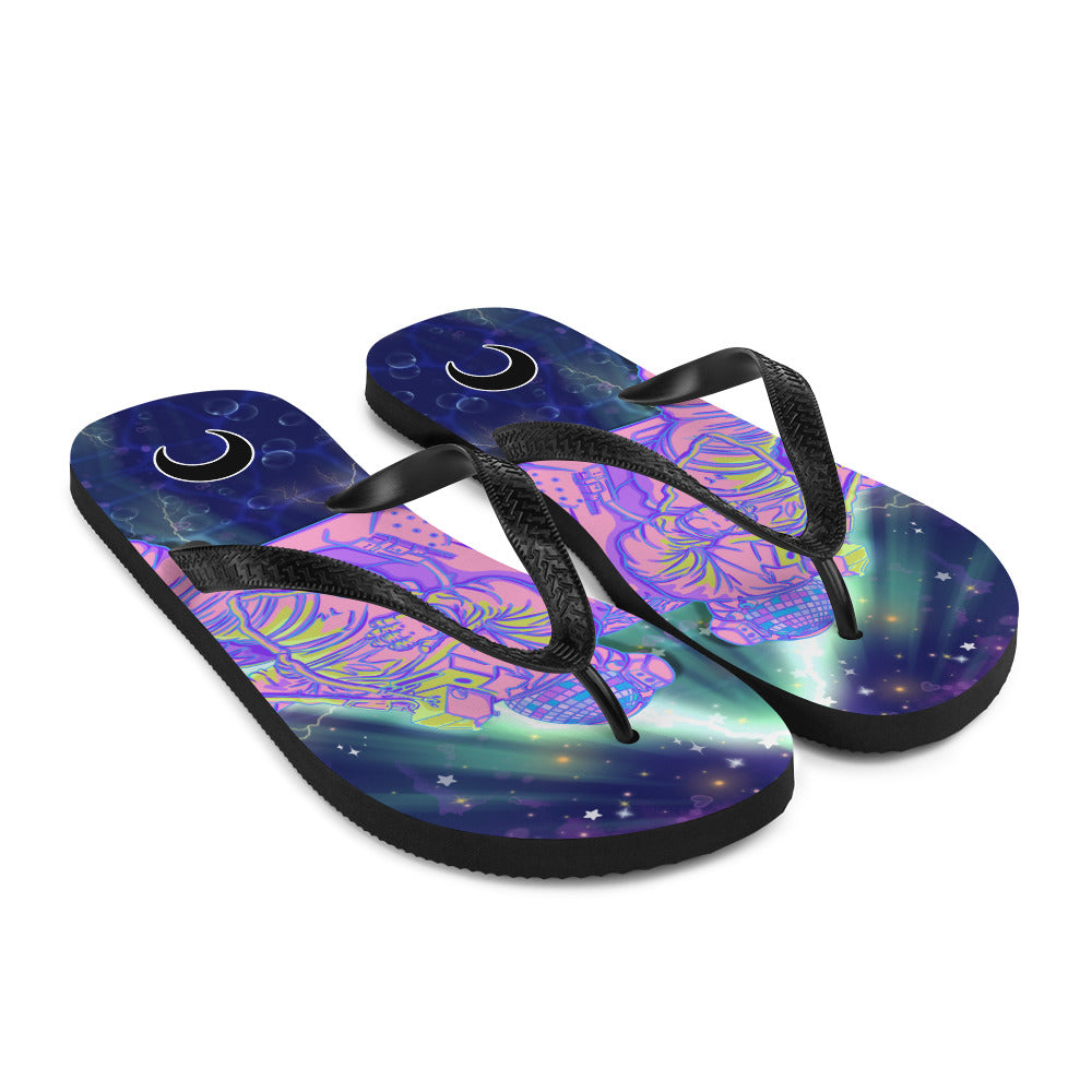 Disconaut/Space Cadet Flip-Flops