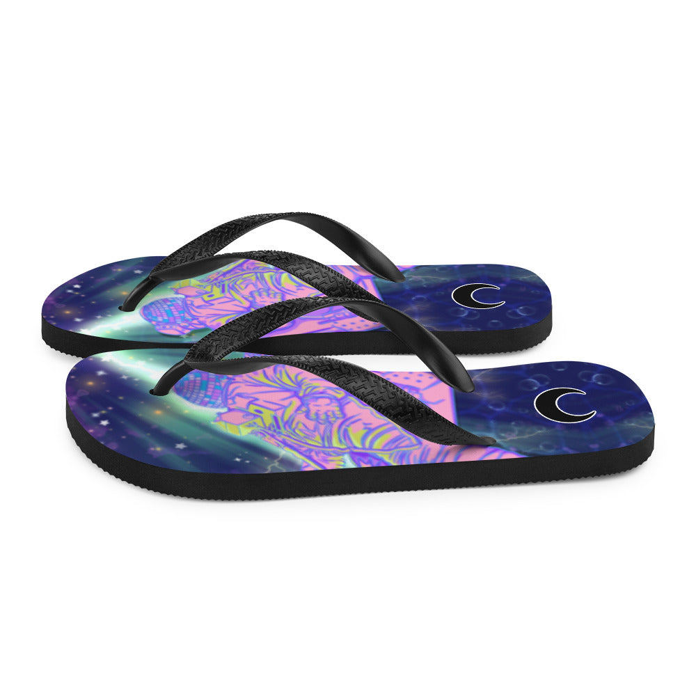 Disconaut/Space Cadet Flip-Flops