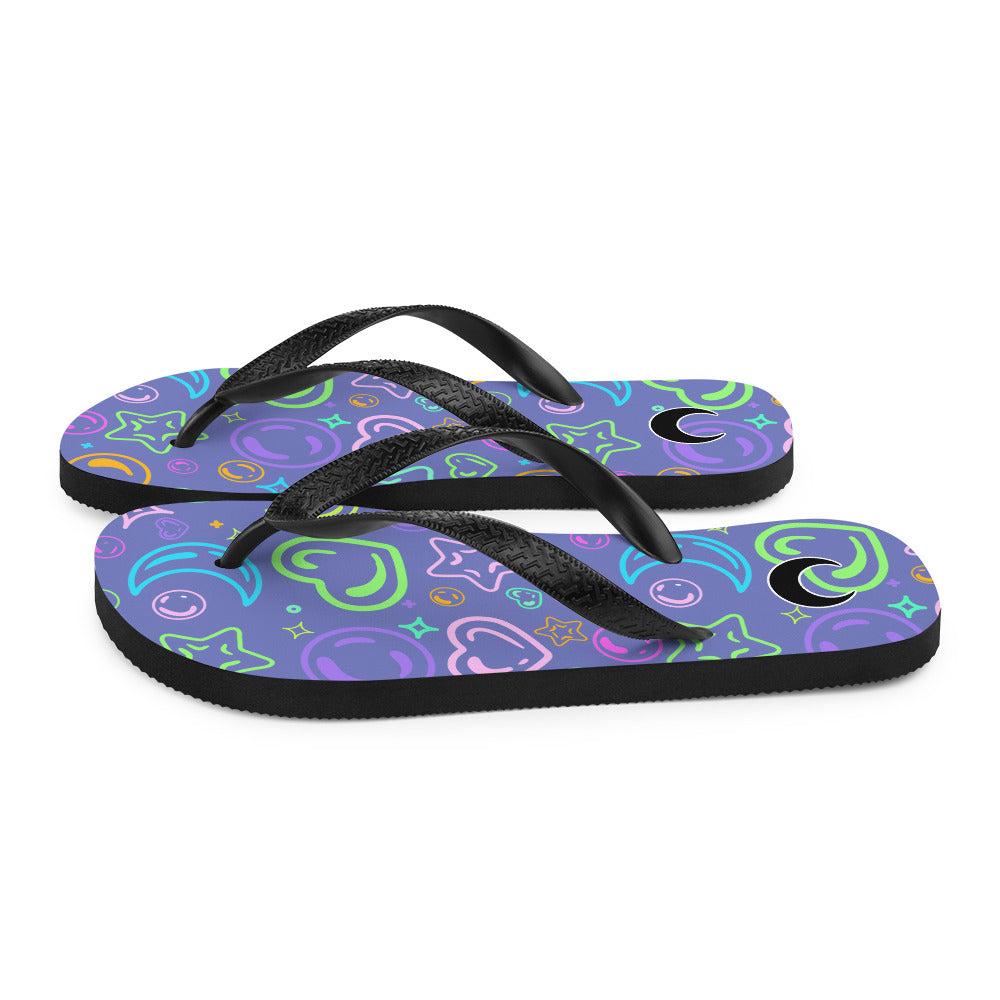 Sour Grape Bubbles Flip-Flops