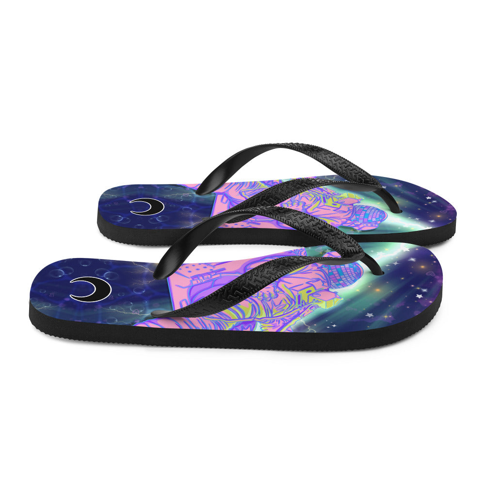 Disconaut/Space Cadet Flip-Flops