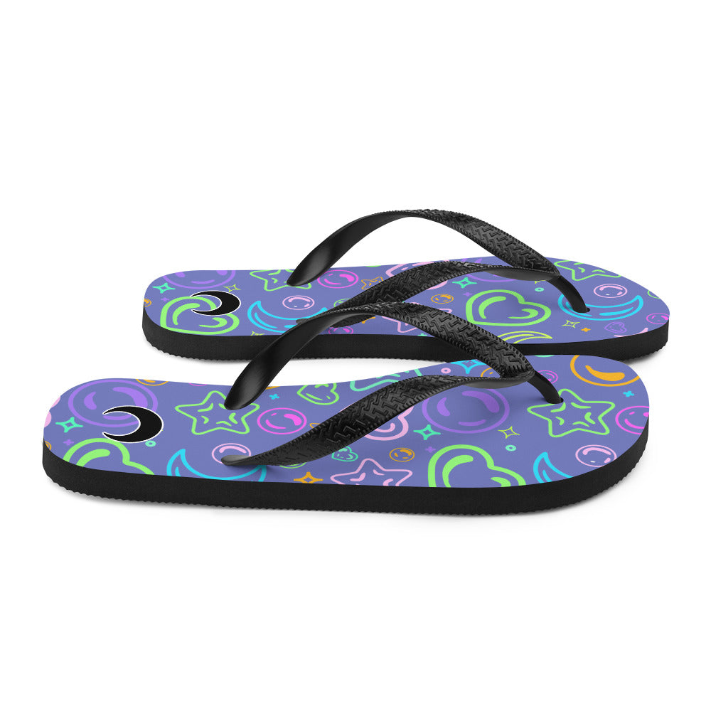 Sour Grape Bubbles Flip-Flops