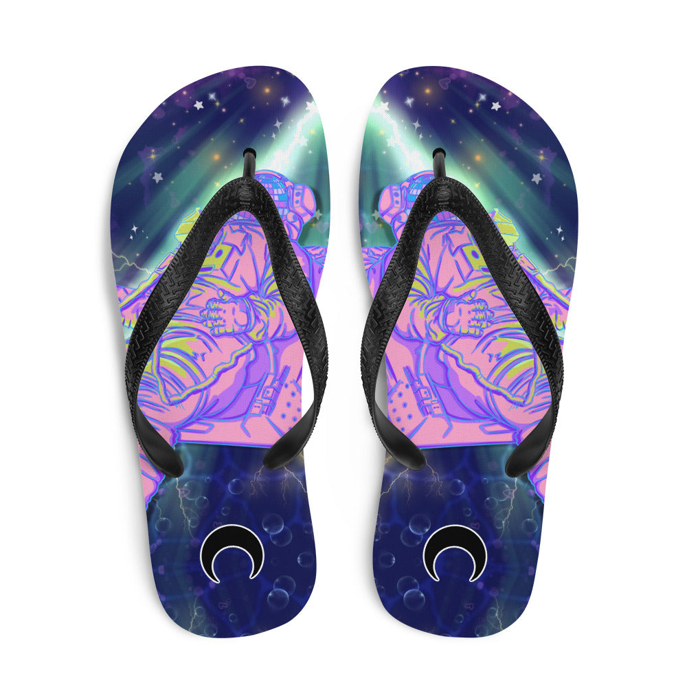 Disconaut/Space Cadet Flip-Flops