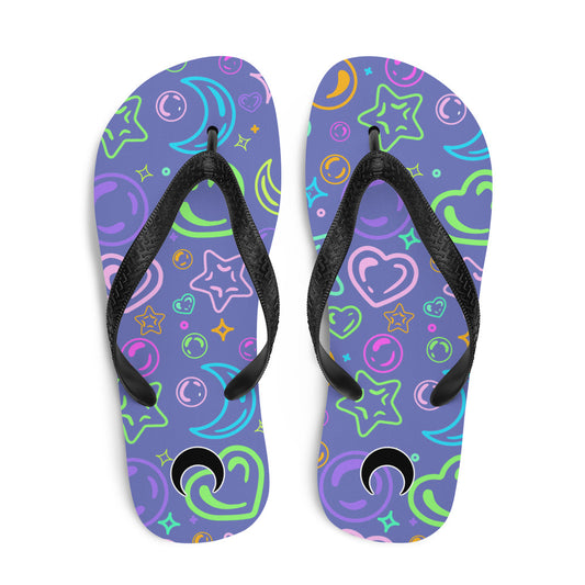 Sour Grape Bubbles Flip-Flops