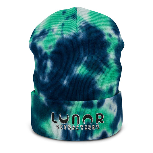 Lunar Essentials - Black and White Logo Tie-dye Tuque