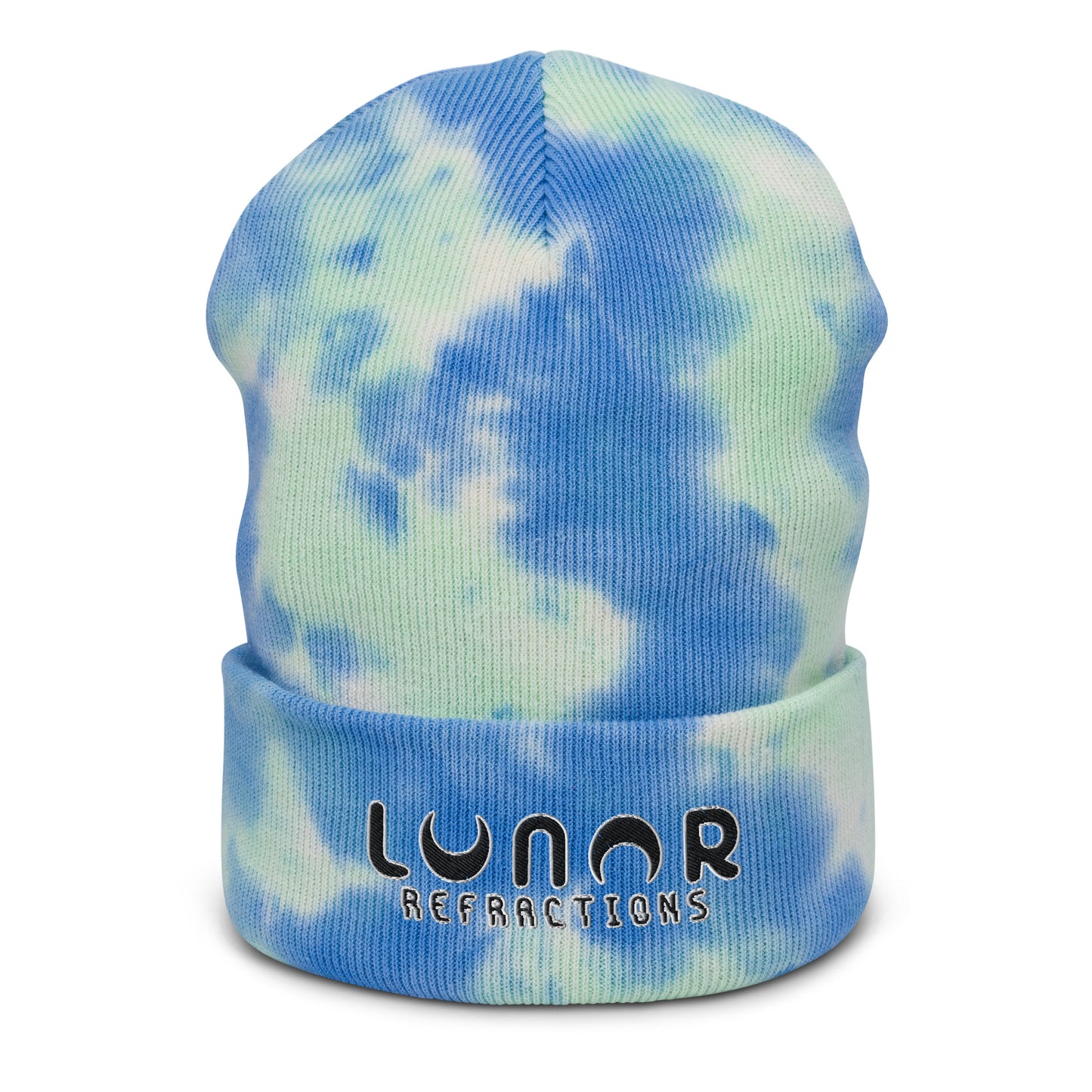 Lunar Essentials - Black and White Logo Tie-dye Tuque