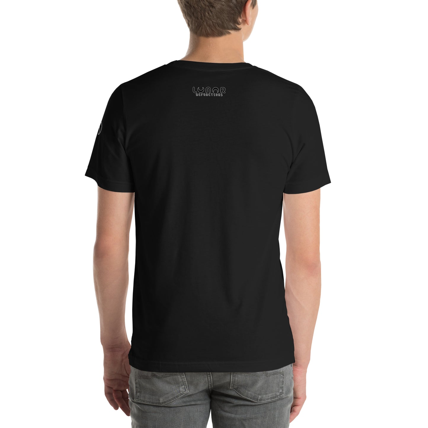 Lunar Essentials - Black and White Logo Badge Unisex t-shirt