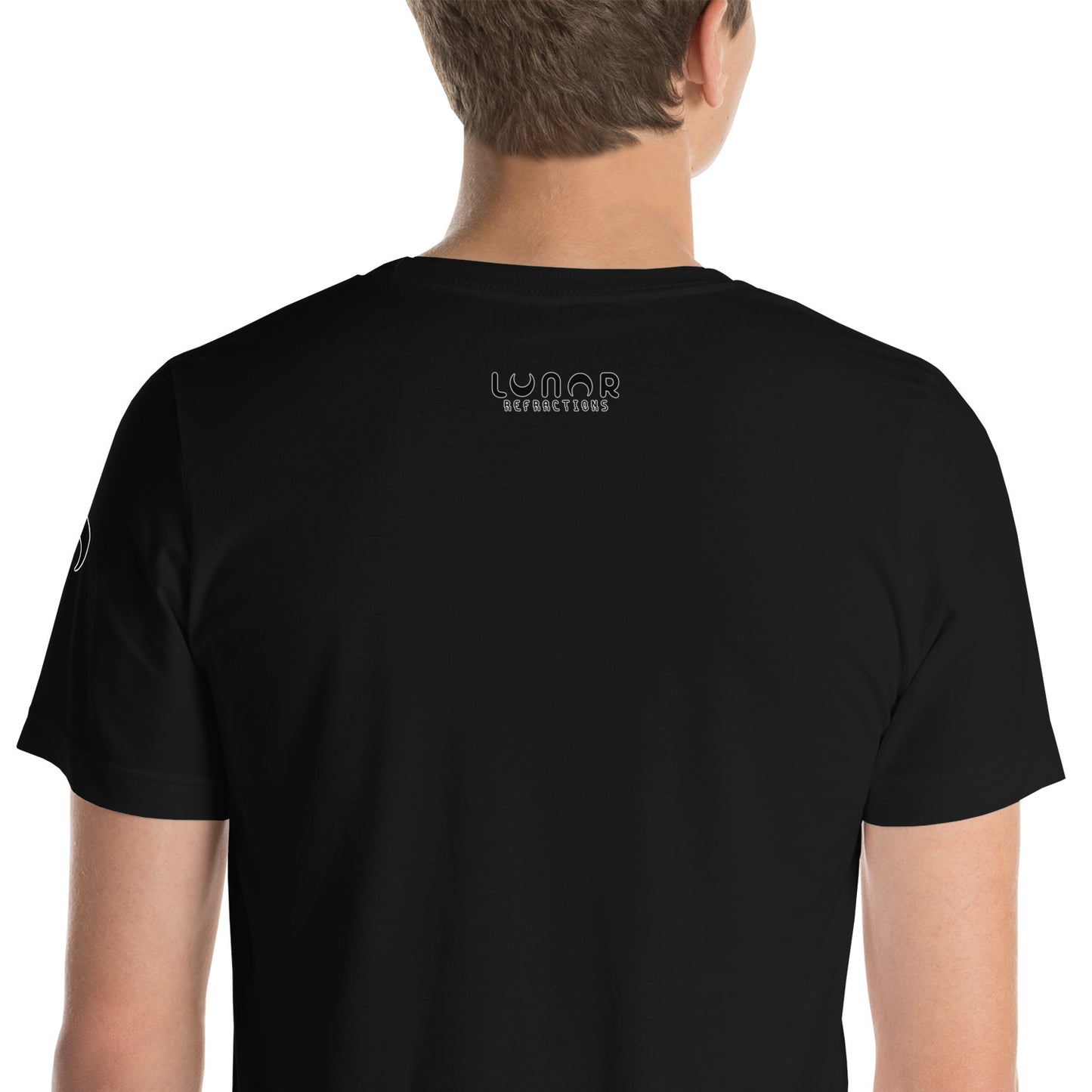 Lunar Essentials - Black and White Logo Badge Unisex t-shirt