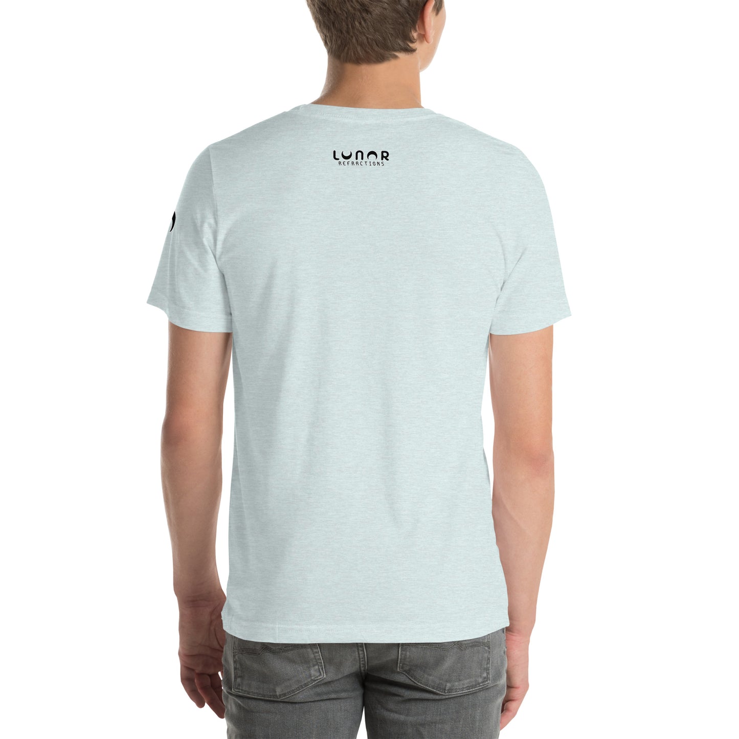 Lunar Essentials - Black and White Logo Badge Unisex t-shirt