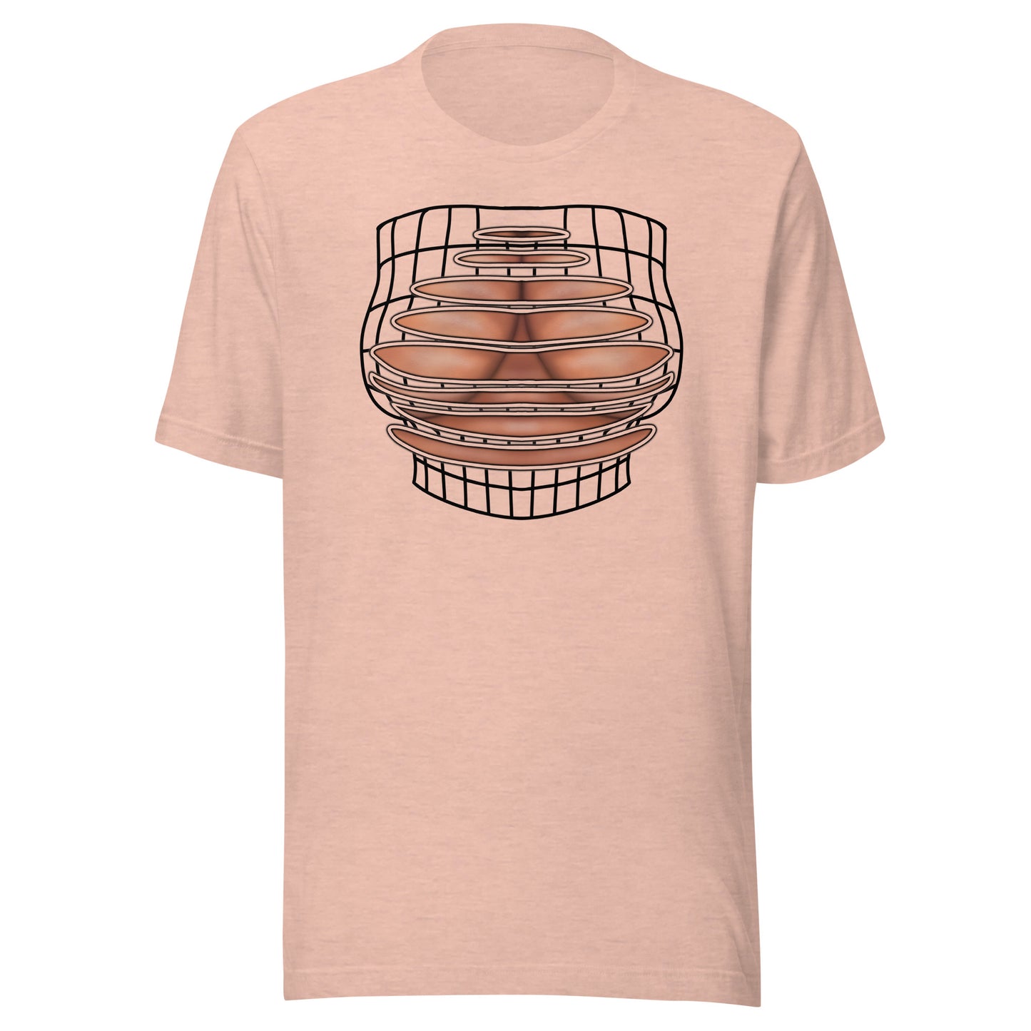 Tig ol Bitties Optical Illusion Unisex Tee shirt