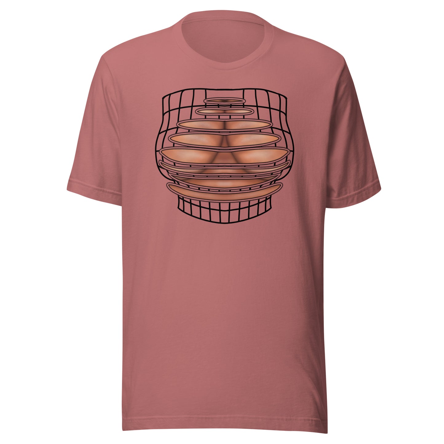 Tig ol Bitties Optical Illusion Unisex Tee shirt