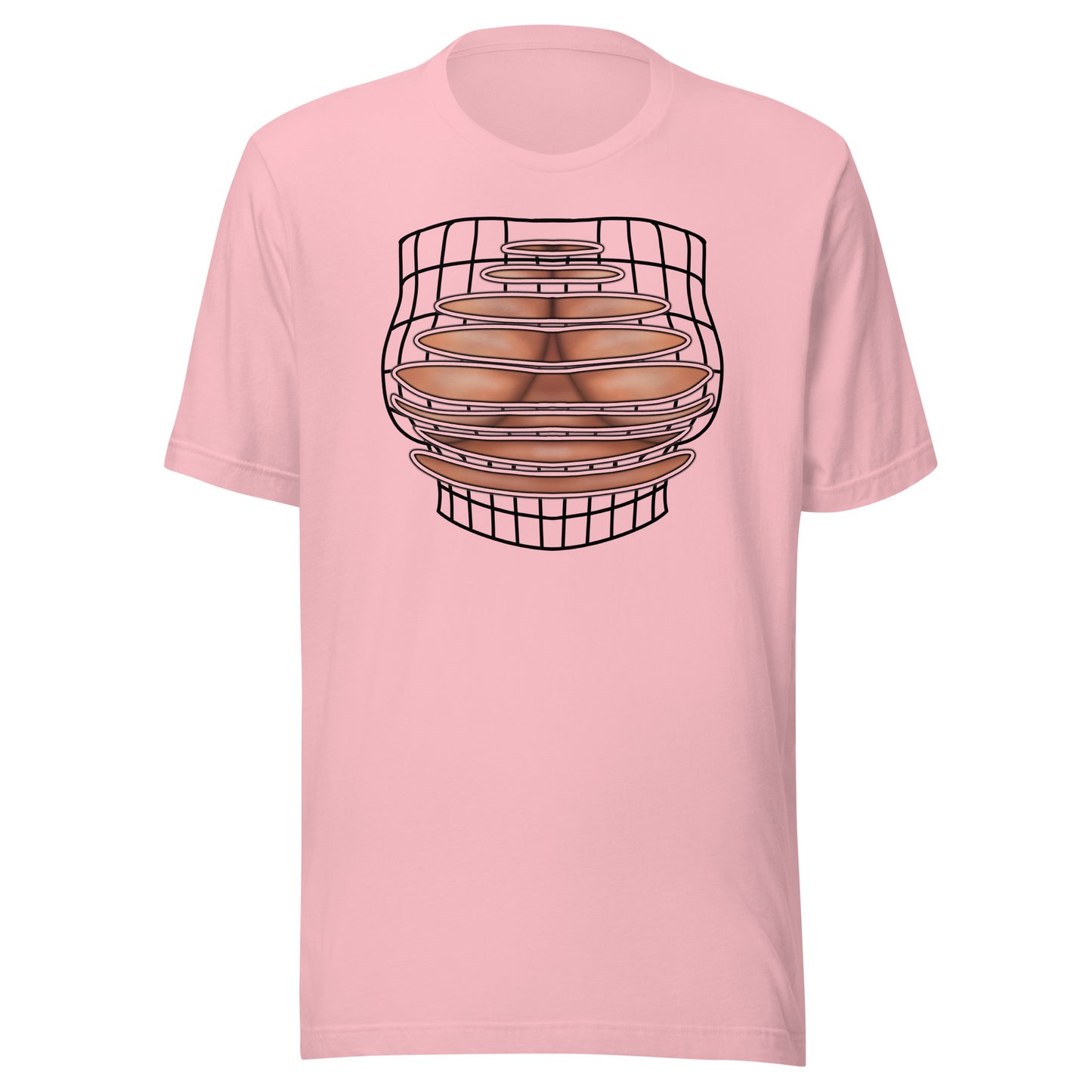 Tig ol Bitties Optical Illusion Unisex Tee shirt