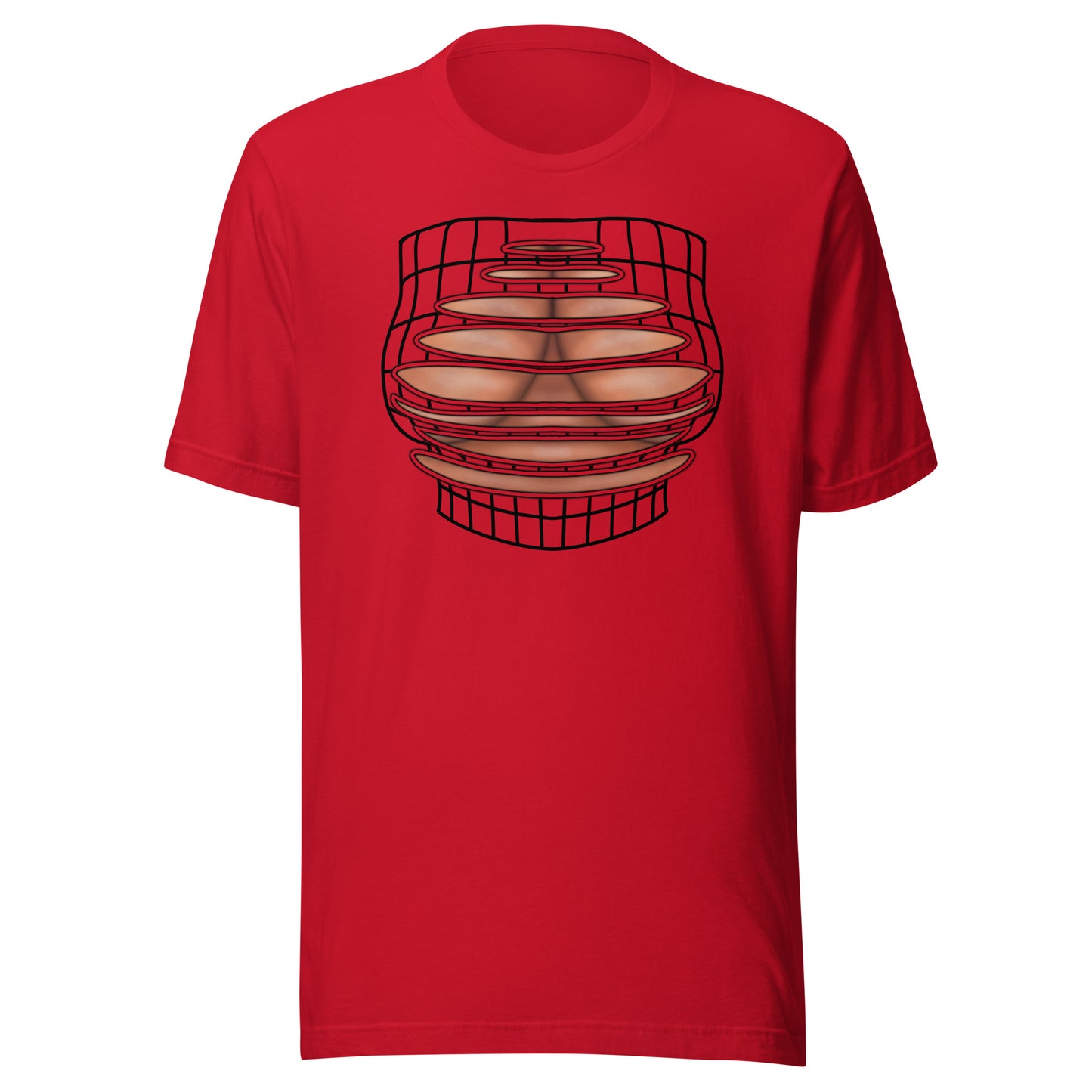 Tig ol Bitties Optical Illusion Unisex Tee shirt