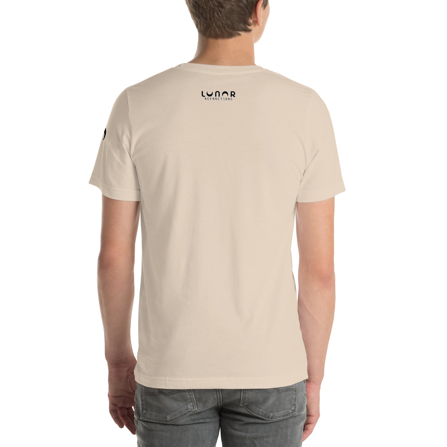 Lunar Essentials - Black and White Logo Badge Unisex t-shirt