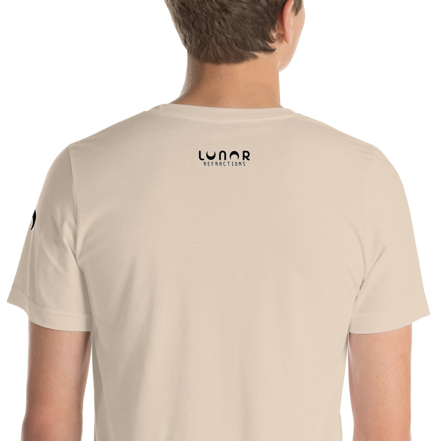 Lunar Essentials - Black and White Logo Badge Unisex t-shirt