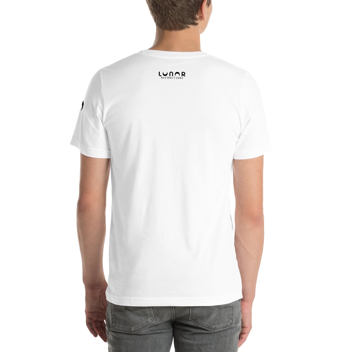 Lunar Essentials - Black and White Logo Badge Unisex t-shirt