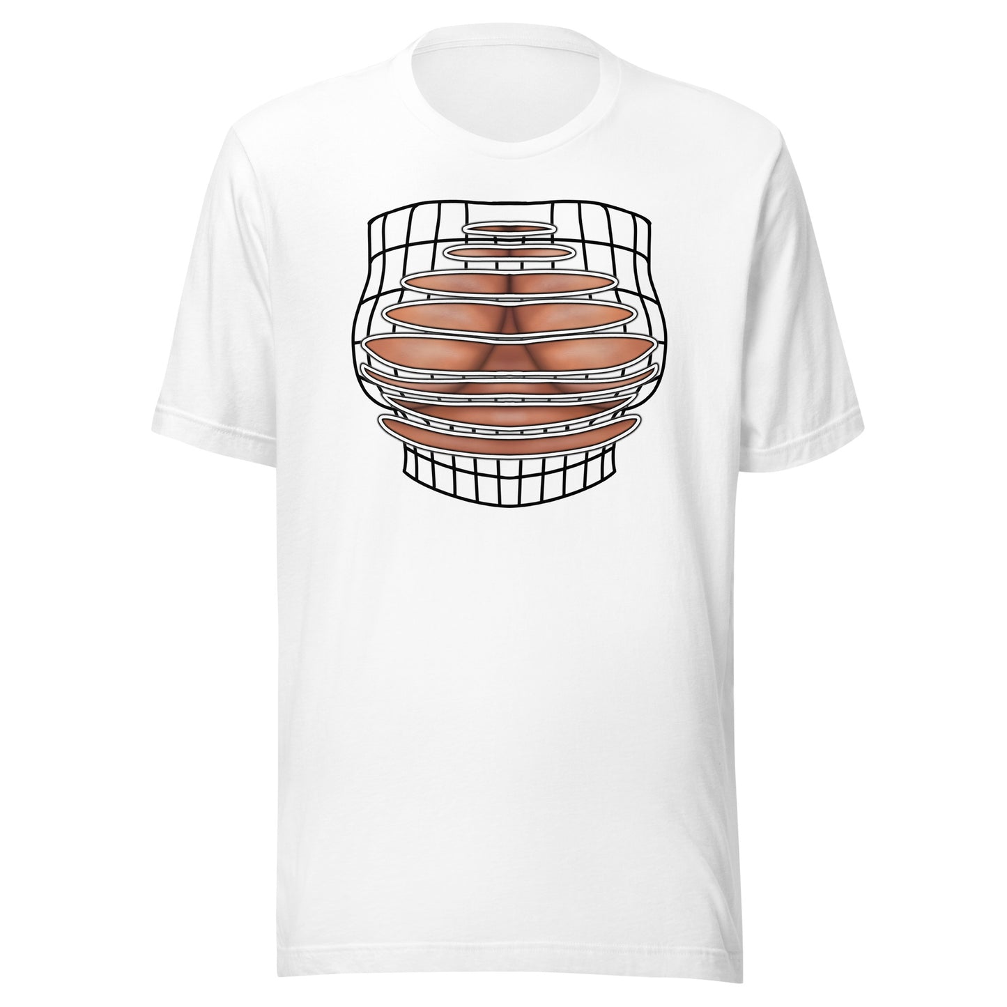 Tig ol Bitties Optical Illusion Unisex Tee shirt