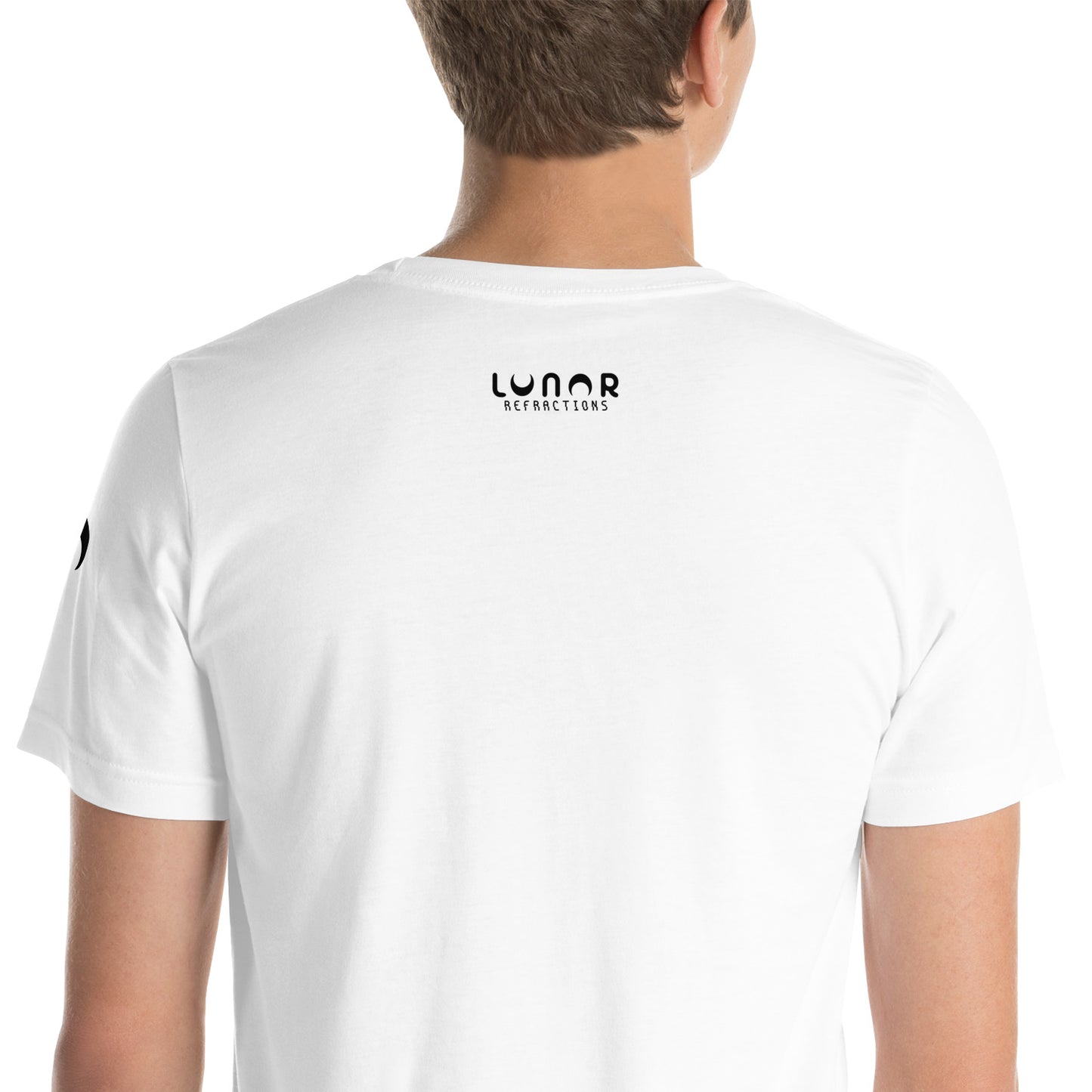 Lunar Essentials - Black and White Logo Badge Unisex t-shirt